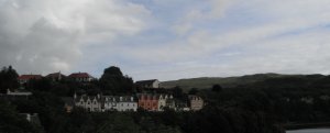 Portree harbour houses